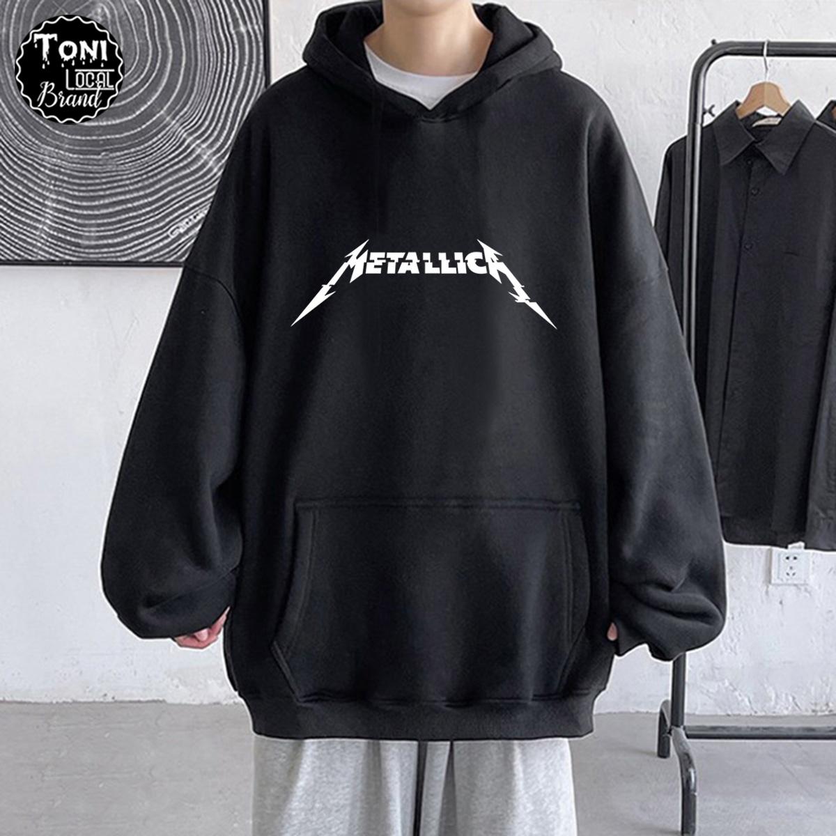 Áo Hoodie Local Brand Metalick Ullzang nỉ bông dày nam nữ Unisex