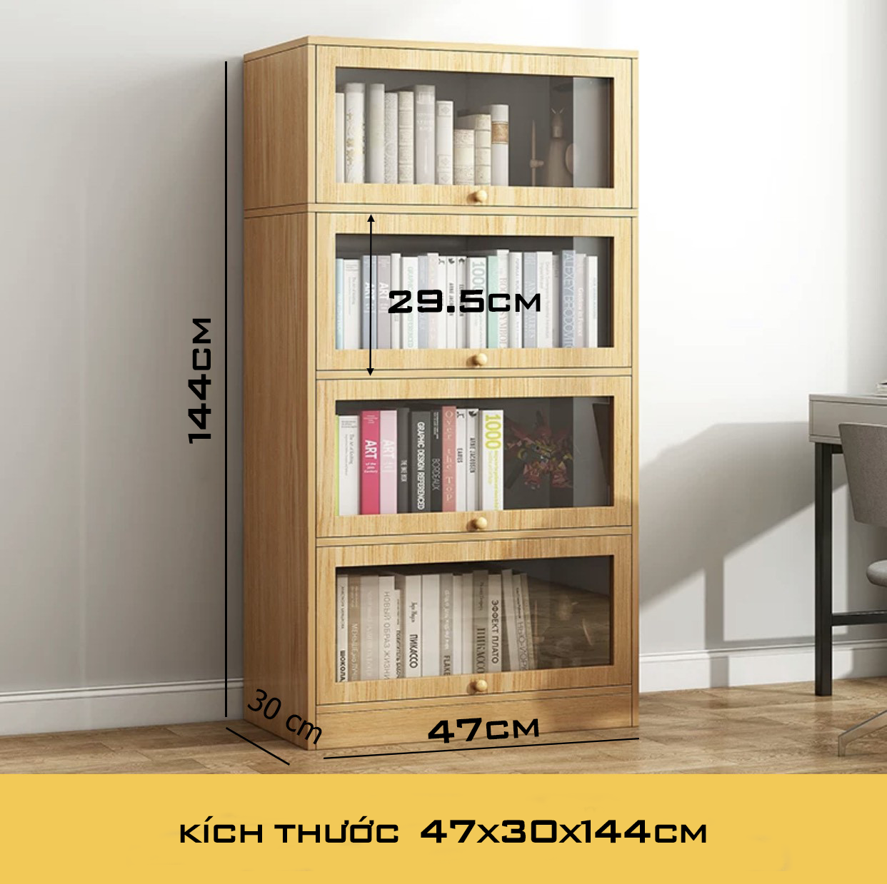 Kệ để đồ đa năng, kệ đẹp KENA lắp ráp thông minh KNG 26-2