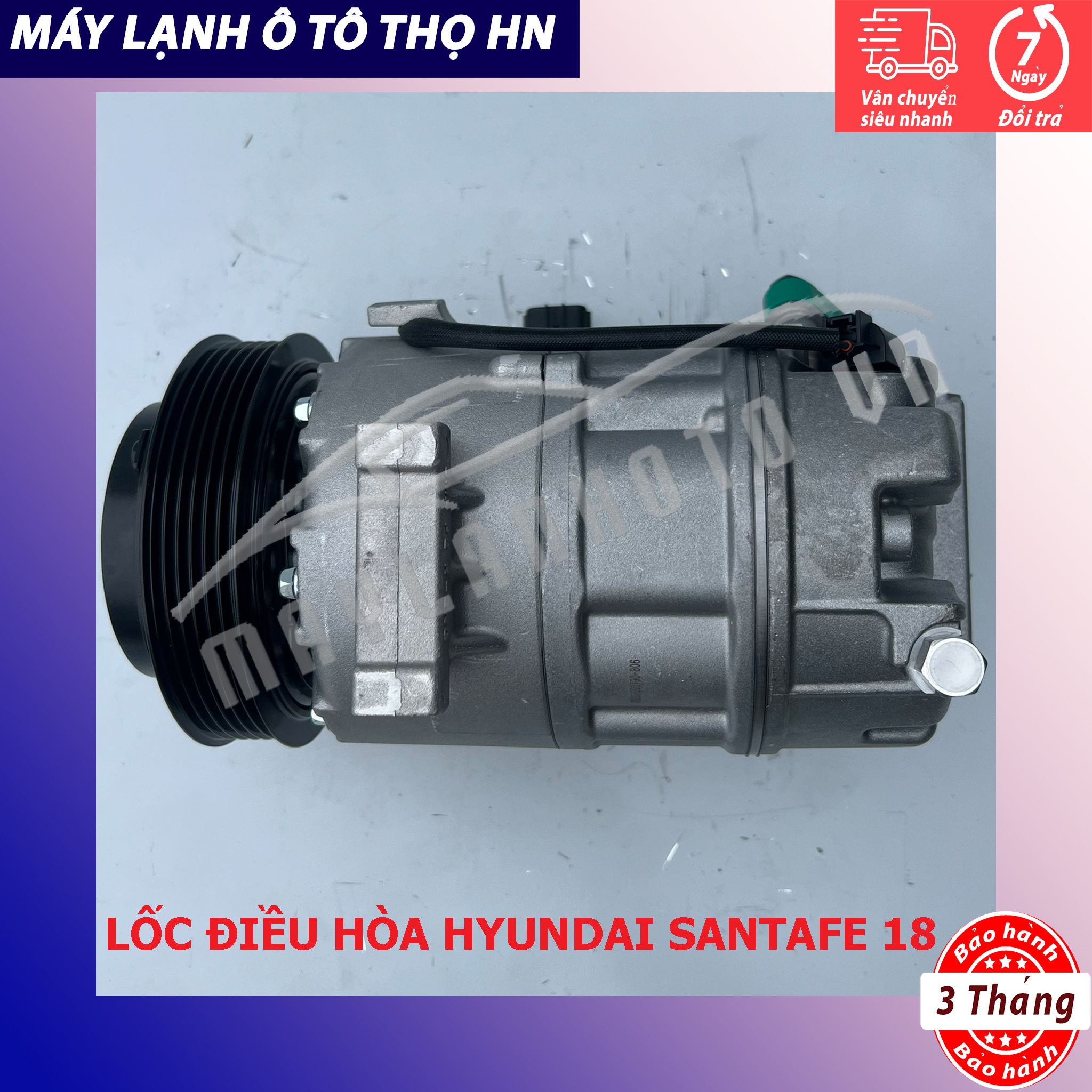 Lốc điều hòa (block,máy nén) Hyundai Santafe 2018 2019 2020 hàng xịn Hàn Quốc 18 19 20 97701-S1250/S1000