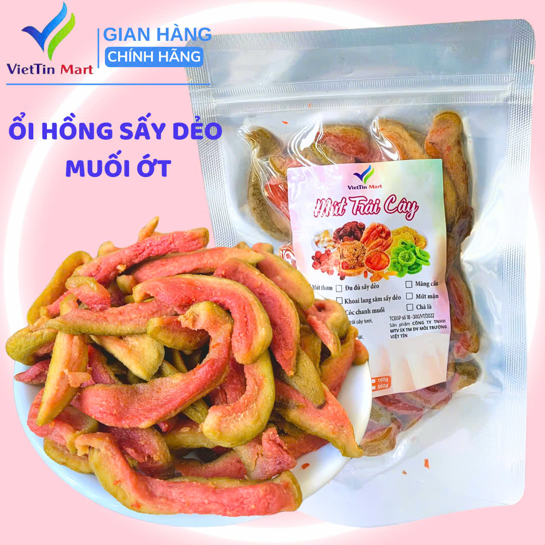Ổi Hồng Sấy Dẻo Muối Ớt 250g VietTin Mart