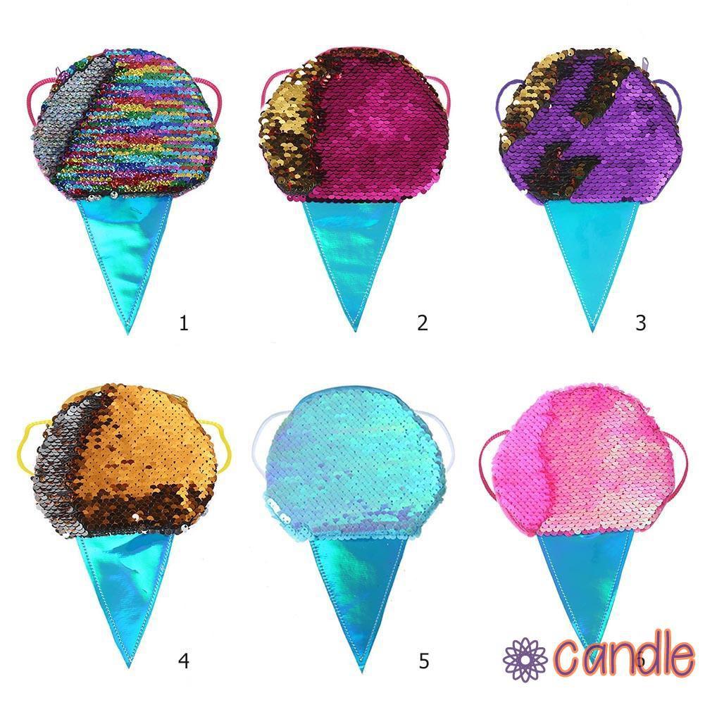 Túi Đeo Chéo Đính Kim Sa Lấp Lánh Dễ Thương Cho Nữ