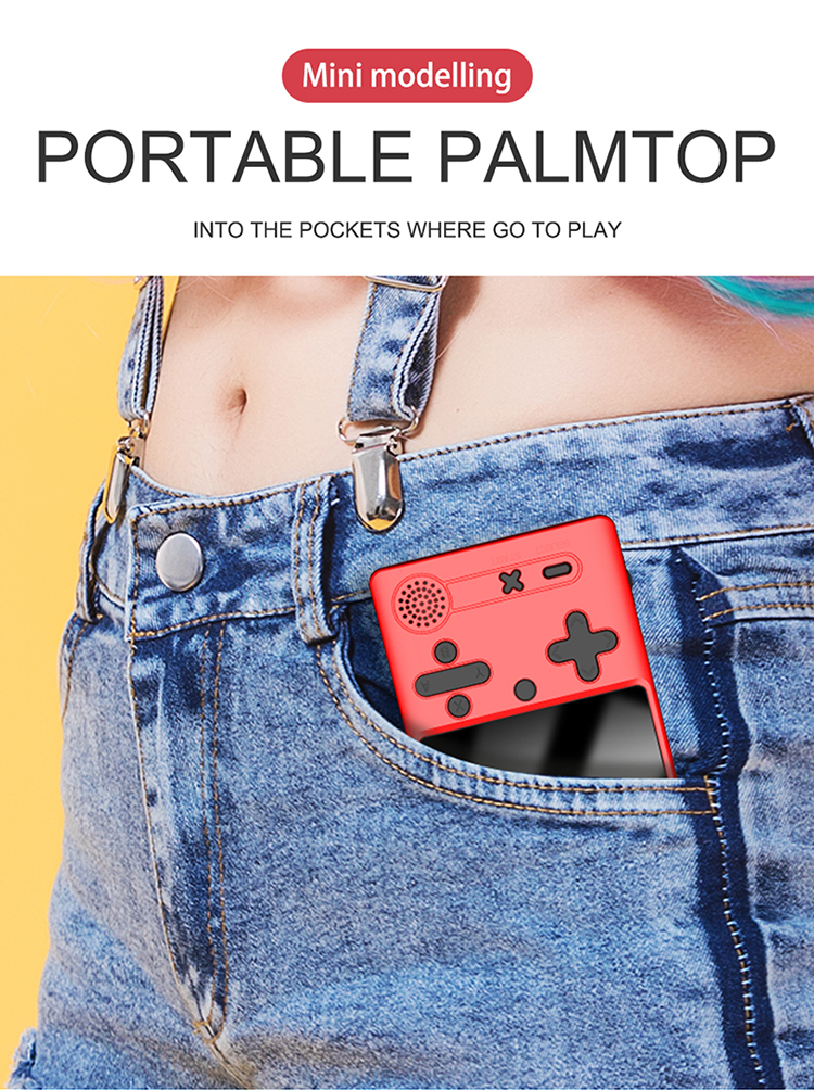 Máy chơi game cầm tay mini M6 với 500 game cononsole kết nối TV, game điện tử 4 nút mini sup500