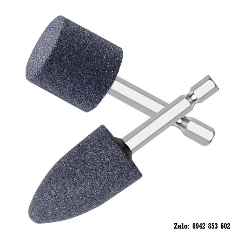 Đá mài hình tròn, hình nón đuôi máy bắt vít 1/4