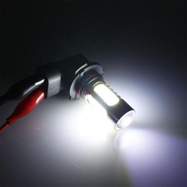 2 Piece Car White H8 H11 COB 7.5W LED Fog Light Daytime Running Lamp Bulbs