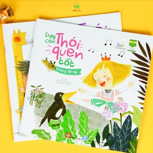 Sách - Dạy con thói quen tốt (Bộ 8 quyển) : Không nói dối - Can đảm - Không ấm ức - Không tham lam - Không đố kỵ - Không xấu hổ - Tự tin - Không cáu giận