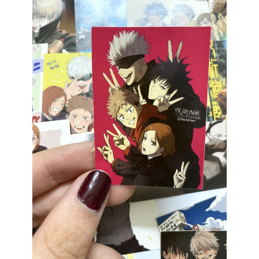 Bộ hình dán - sticker anime Chú thuật hồi chiến Jujutsu Kaisen dán trang trí laptop, máy tính bỏ túi,...