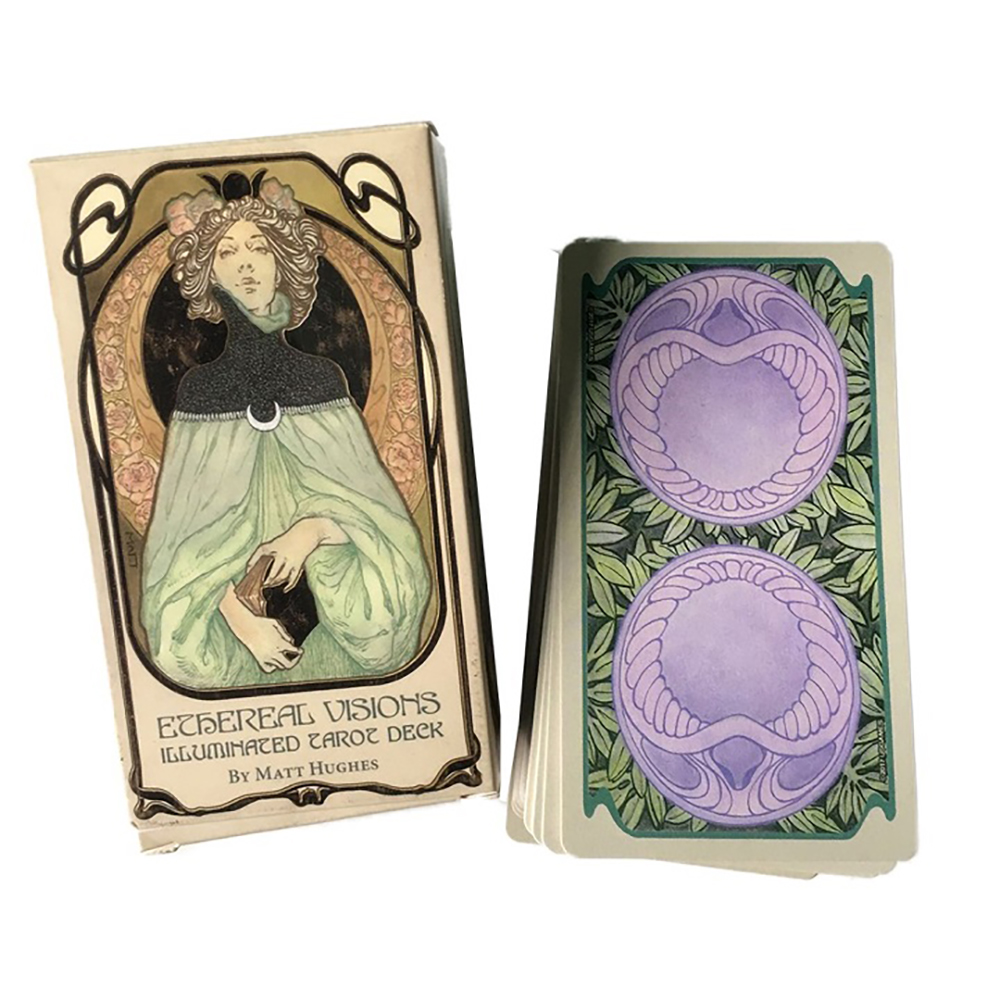 Bài Tarot Ethereal Visions Illuminated  Tarot Tặng Đá Thanh Tẩy
