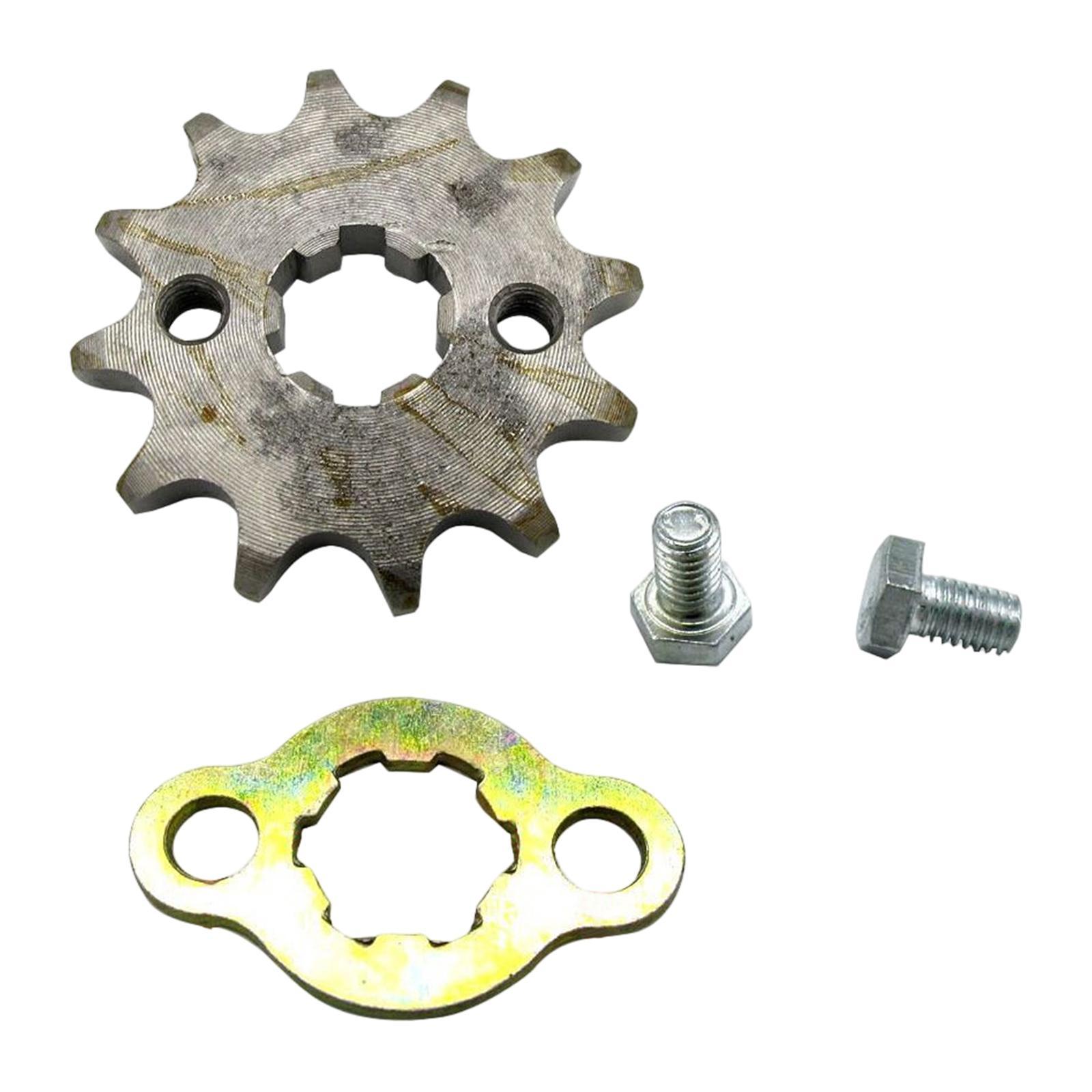 Front Sprocket Cog 428 17mm 12 with Gasket Components for Bike