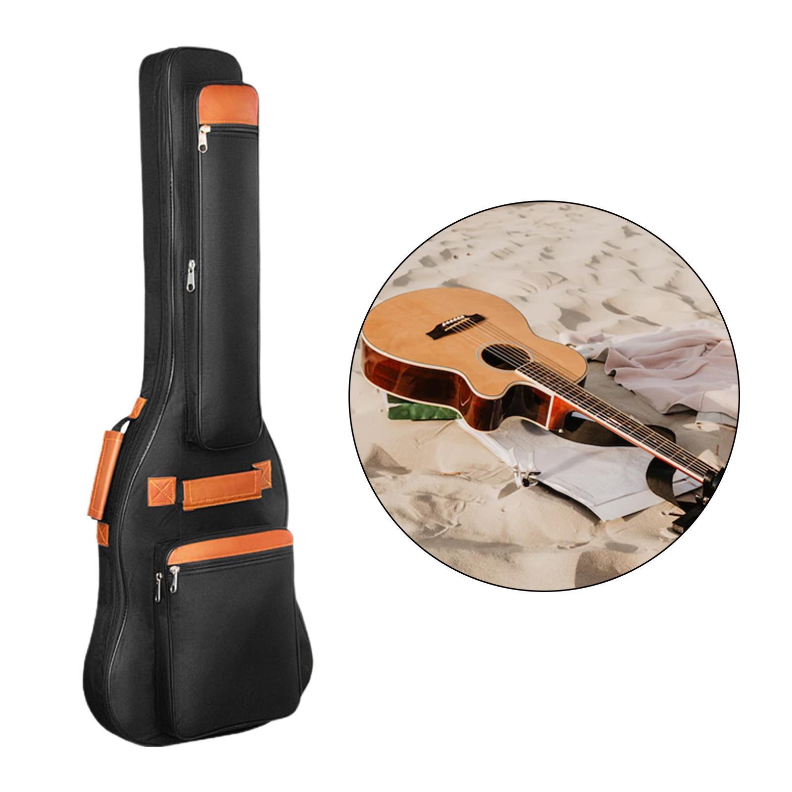 Electric Guitar Bag Backpack Acoustic Guitar Case Oxford Cloth Waterproof