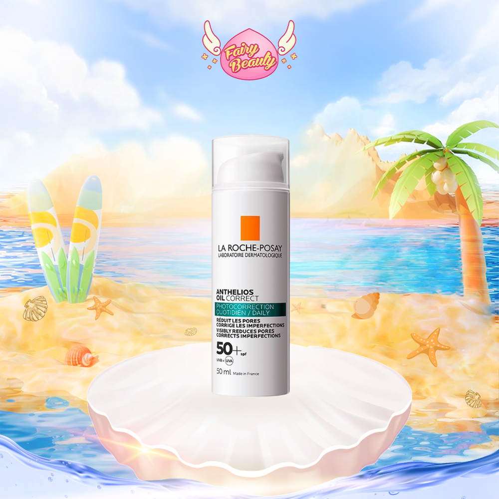 Gel Chống Nắng Giúp Giảm Mụn, Kiểm Soát Dầu & Se Khít Lỗ Chân Lông Tối Ưu Anthelios Oil Correct 50ml