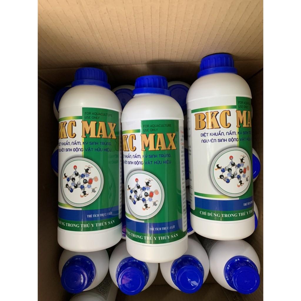 BKC Max diệt khuẩn, ký sinh trùng, nguyên sinh động vật hữu hiệu dùng cho tôm cá và thủy sản