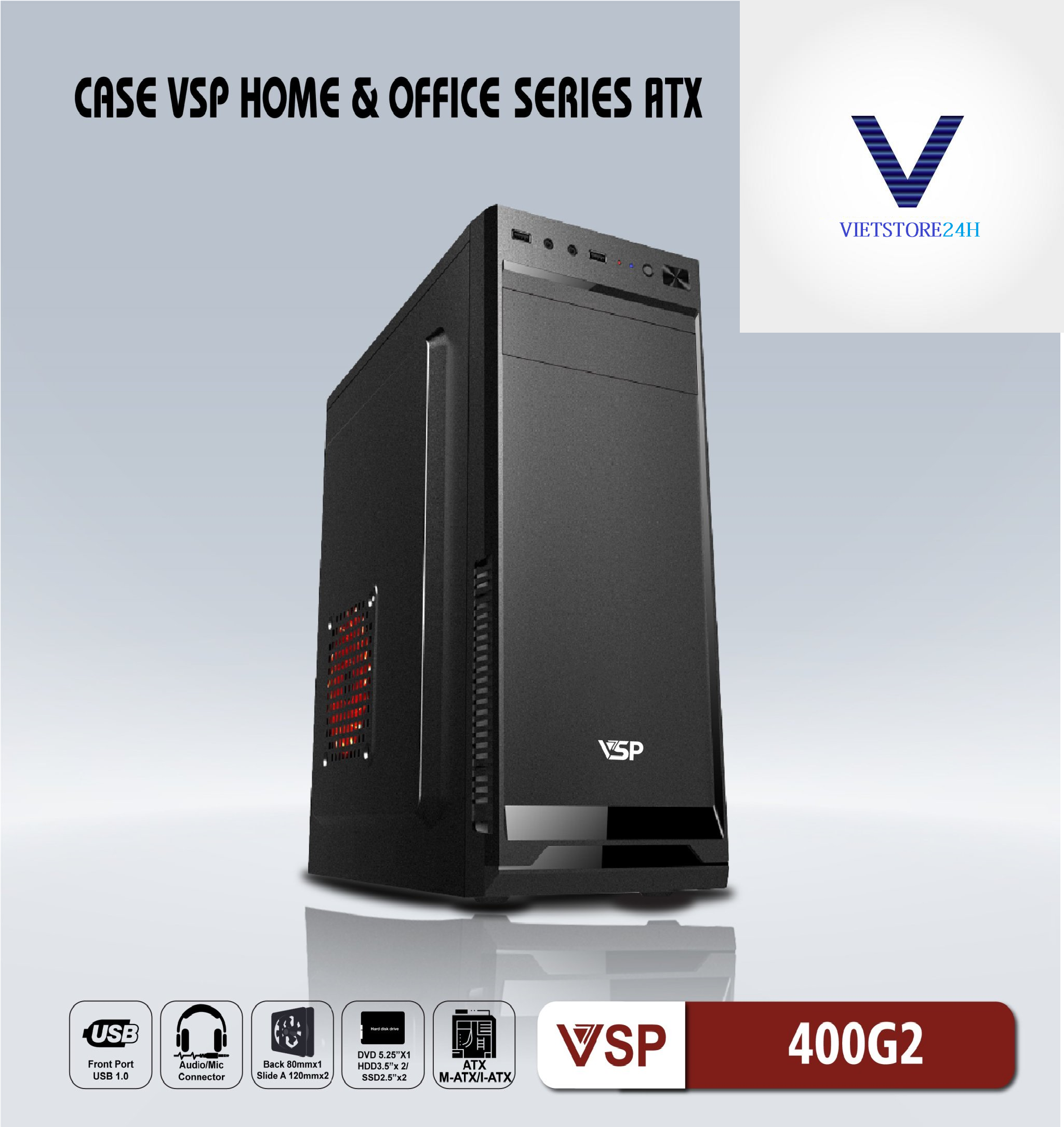 Case VSP 400G2 Model - Hàng chính hãng