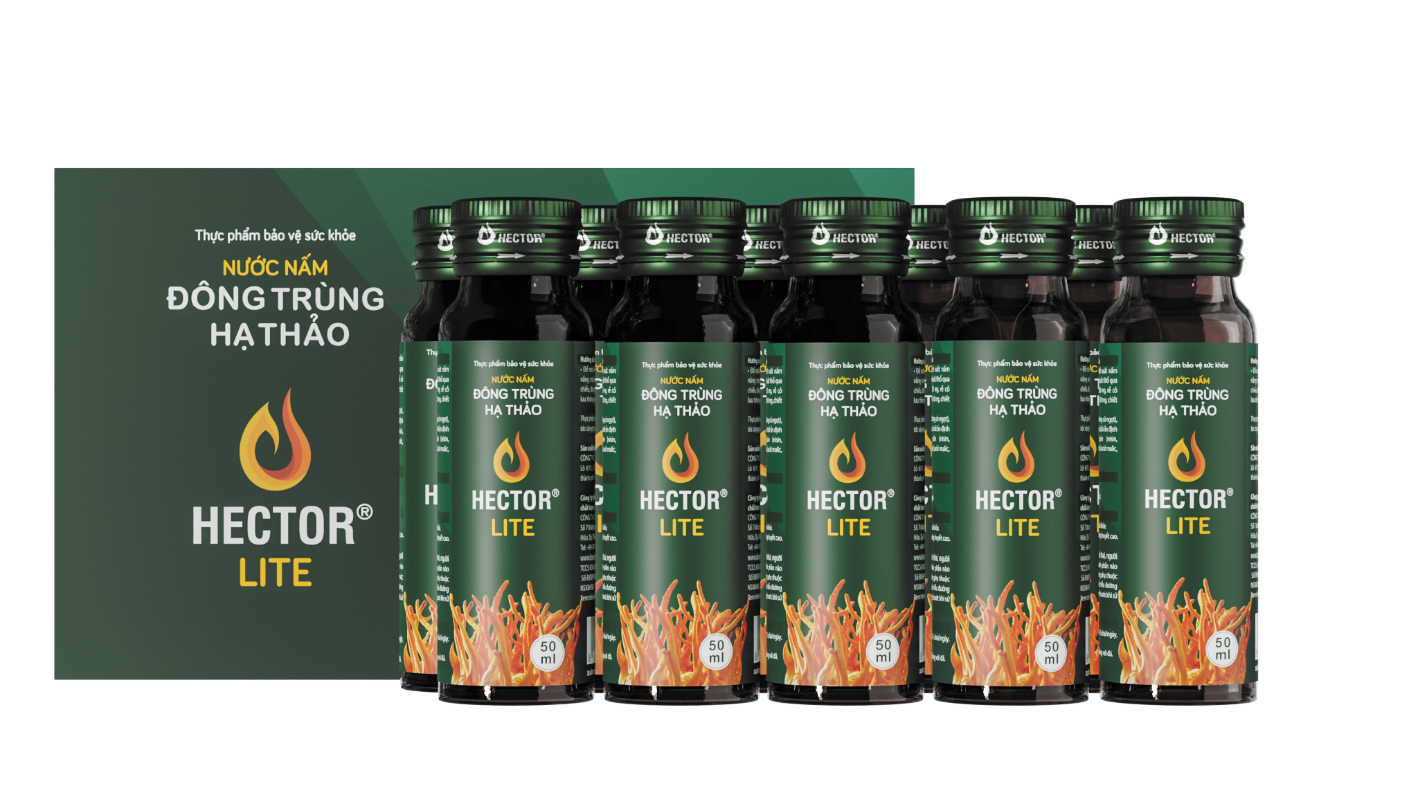 Nước đông trùng hạ thảo Hector Lite