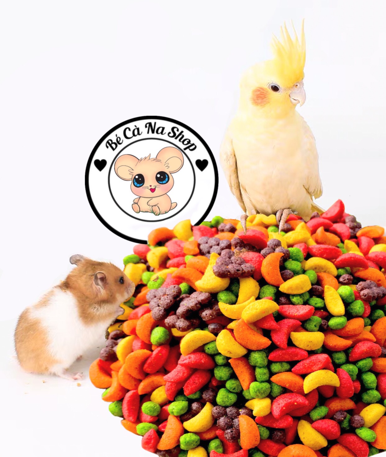 Hạt trái cây kaytee thái cho hamster và chim vẹt