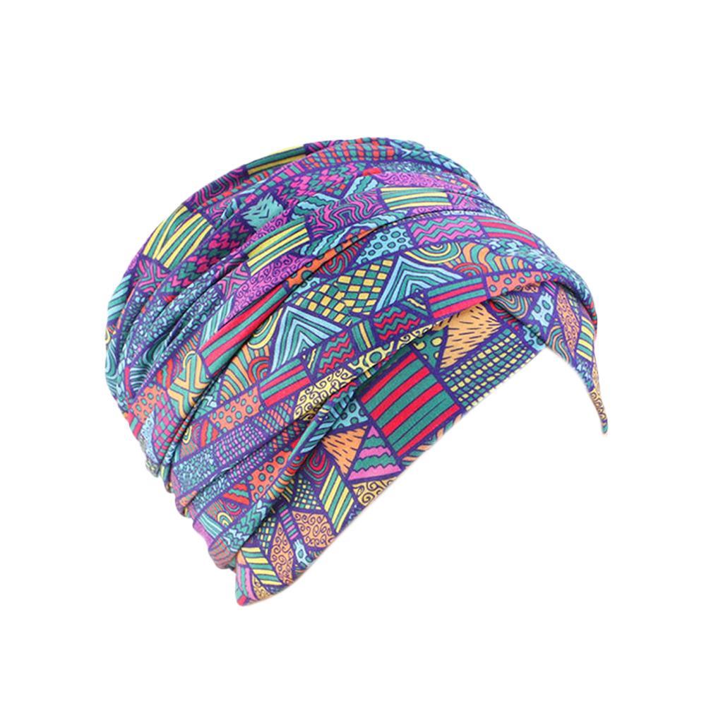 Ethnic Style Beanie Cap Hat Chemo Cap Skull Cap for Women
