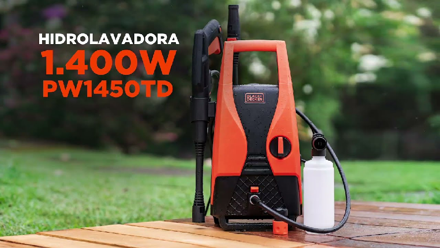 Máy phun xịt áp lực 1400W PW1450TD-B1 Black+Decker