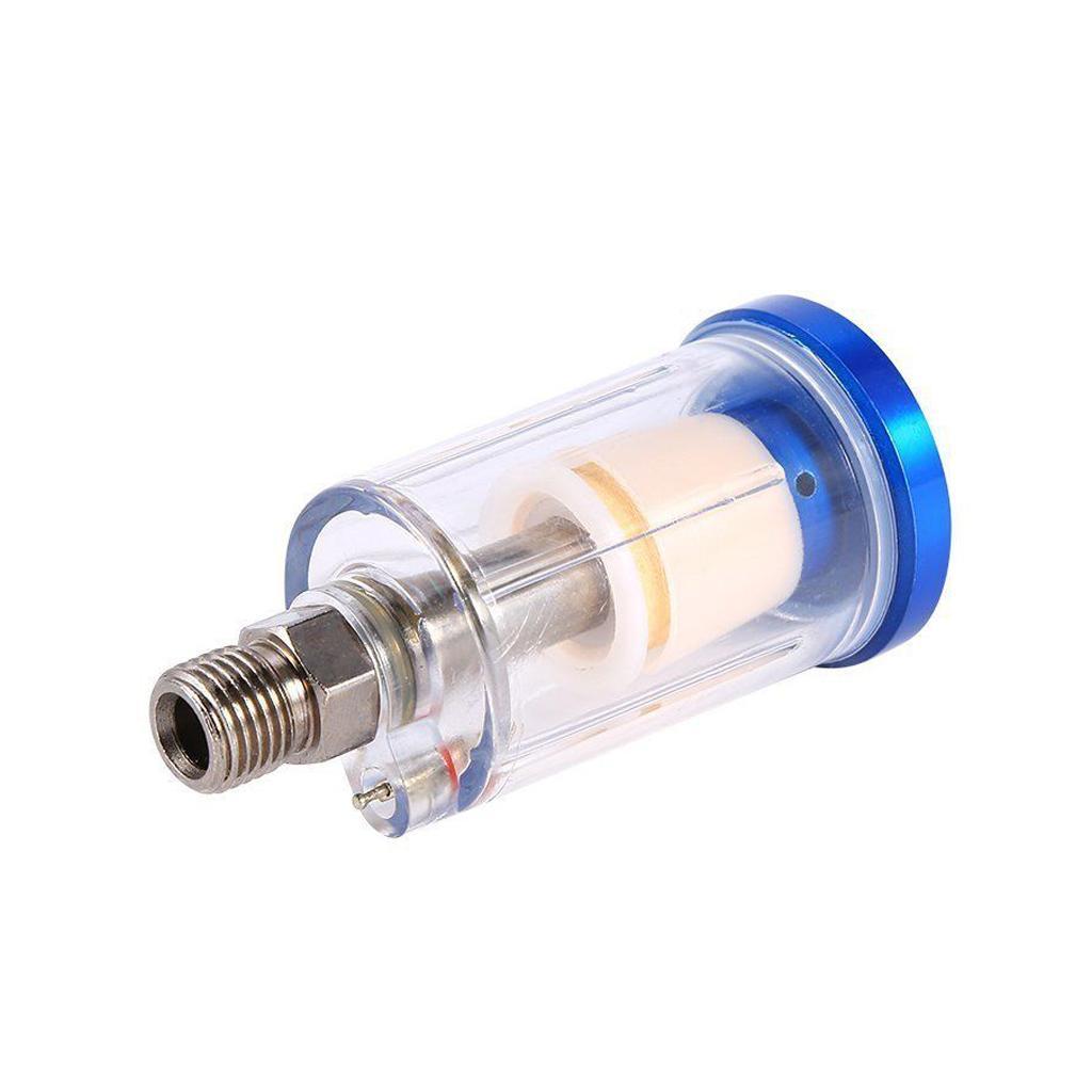 2xMini Air Oil Water Separator Filter for Compressor Spray Paint Gun Tool 1/4