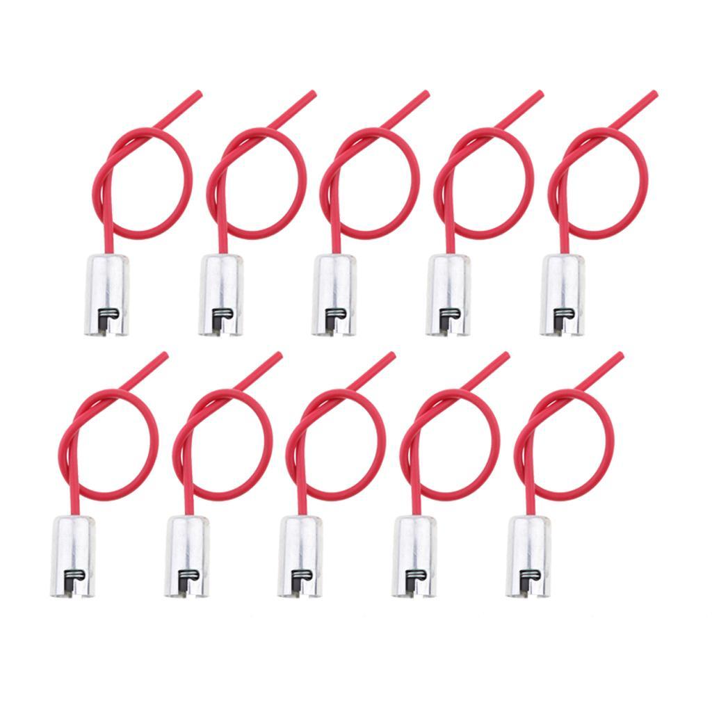 10pcs BA9S Bulb Socket Extension Replacement Holder Wire Harness