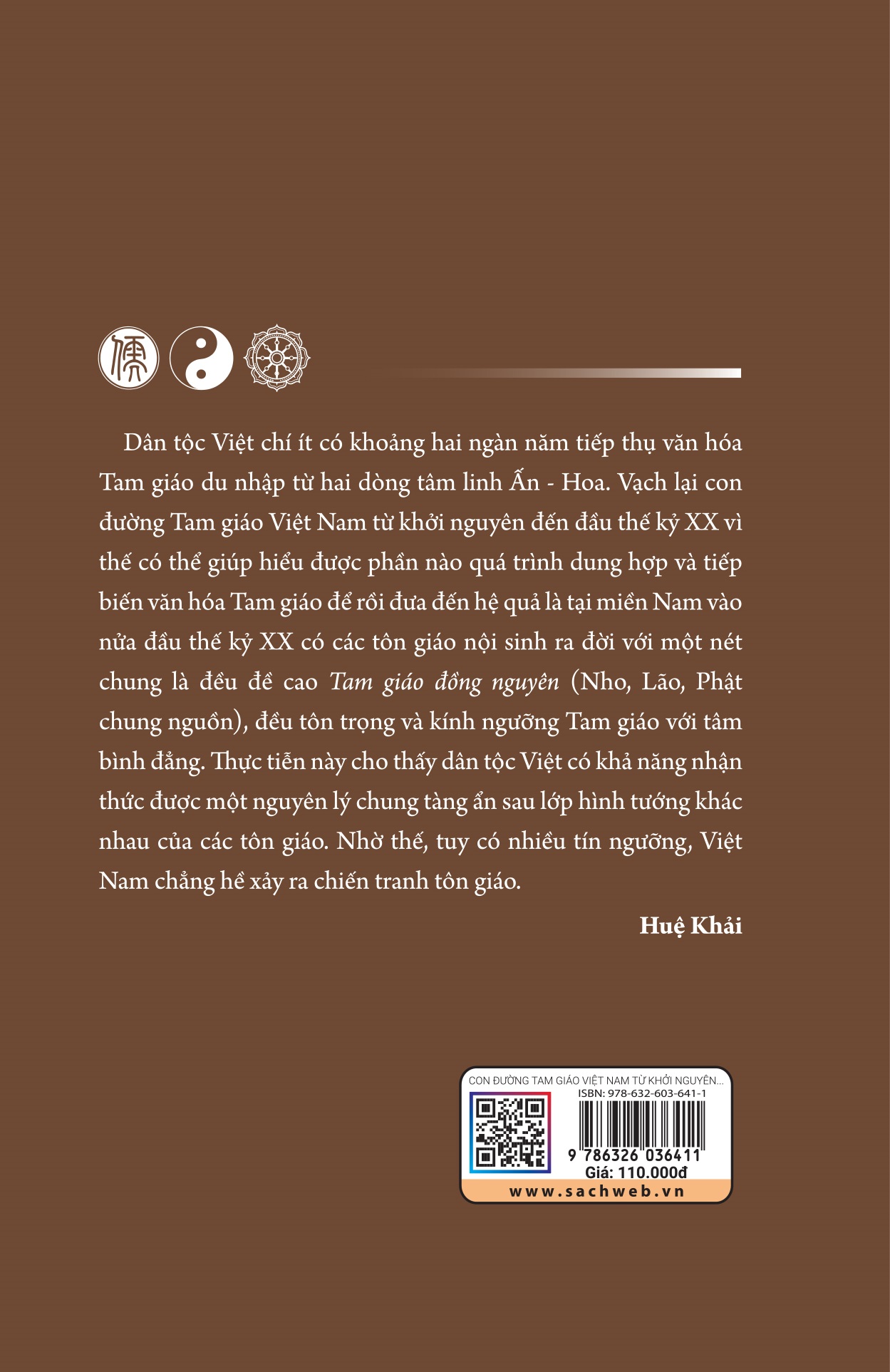 Sách Con đường tam giáo Việt Nam: Từ khởi nguyên đến đầu thế kỷ XX