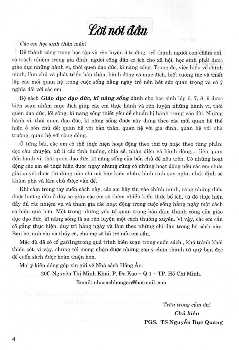 Giáo Dục Đạo Đức, Kĩ Năng Sống Dành Cho Học Sinh Lớp 8 (Biên Soạn Theo Chương Trình GDPT Mới) _HA