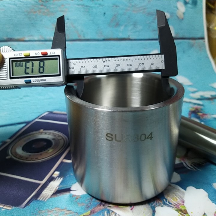 Bộ CỐI CHÀY INOX SUS 304 VUÔNG có NẮP. Dụng cụ nhà bếp Chày giã nghiền thực phẩm tỏi tiêu ĐA NĂNG Chày cối là dụng cụ thiết yếu mọi gia đình và Nhà hàng