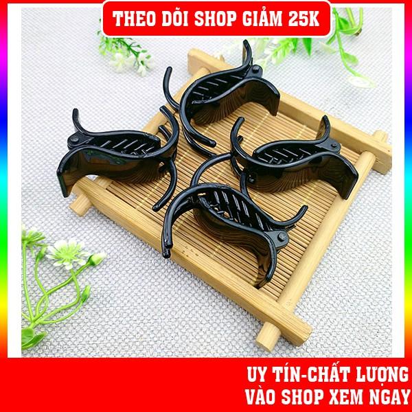 Combo 5 kẹp càng cua 3 răng màu đen giá rẻ cực xinh