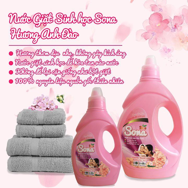 Nước Giặt SoNa 3.6kg Hương Anh Đào