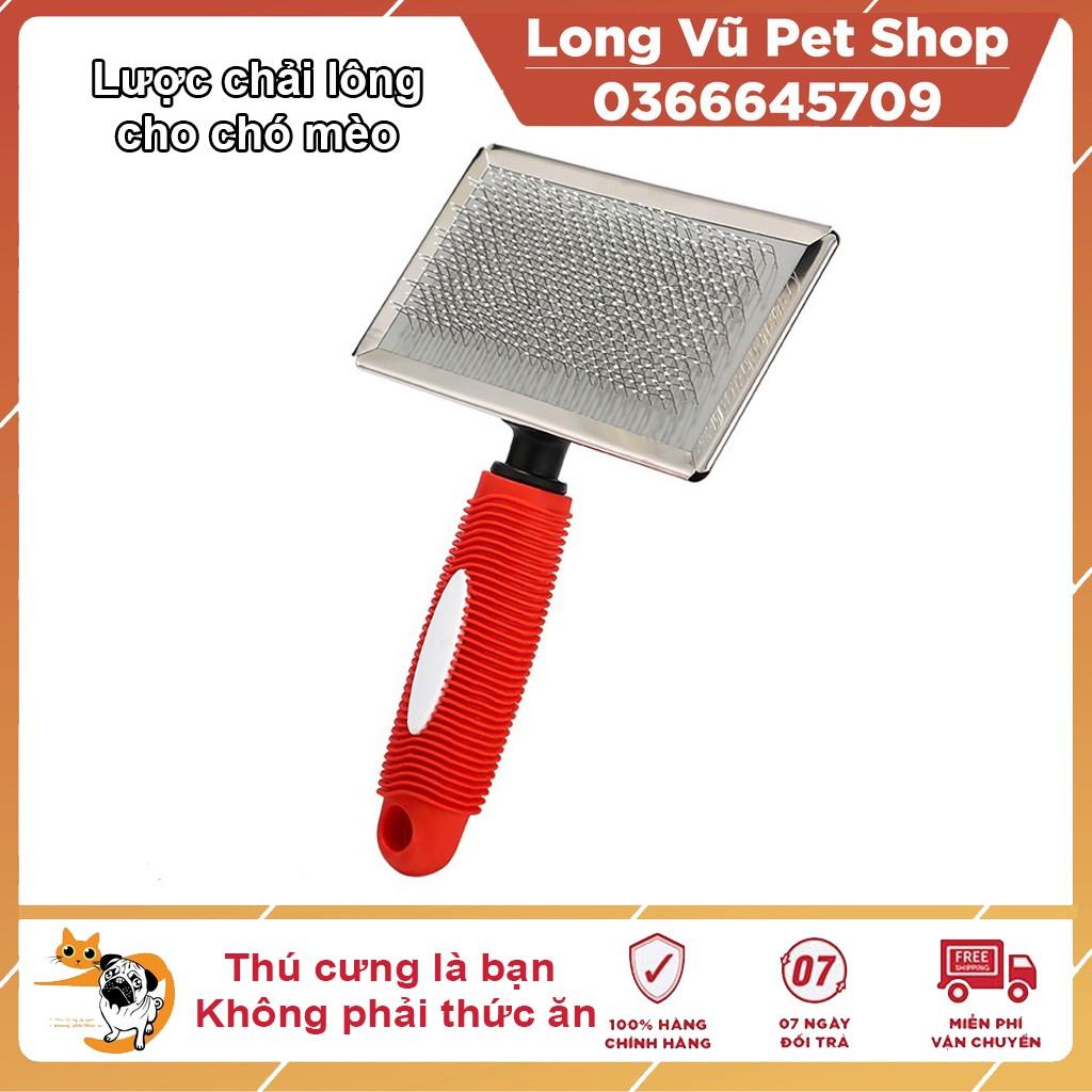 Hình ảnh Lược chải lông cho chó mèo Pet grooming Long Vũ Pet giúp làm bông lông, lấy lông chết