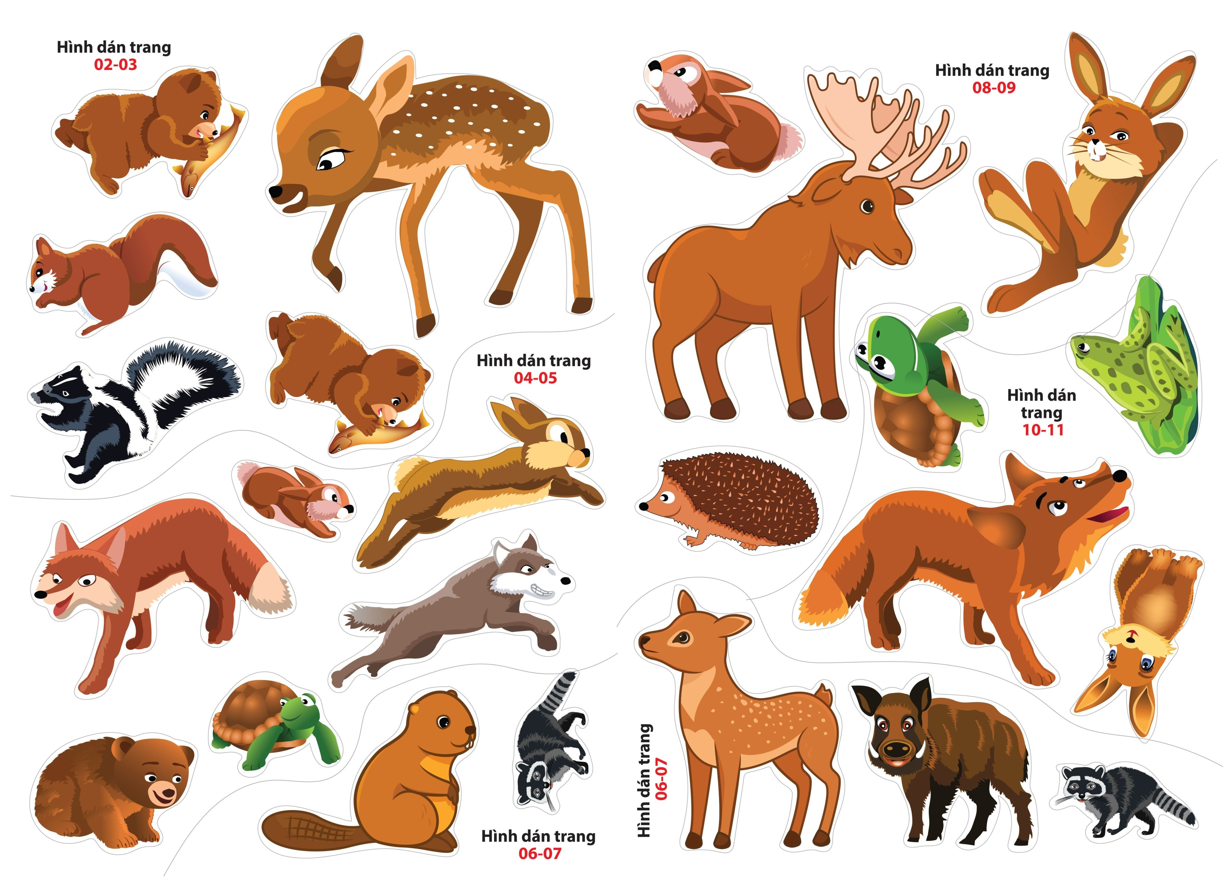 Sách - Sticker dán hình thông minh - Thám Hiểm Rừng Xanh