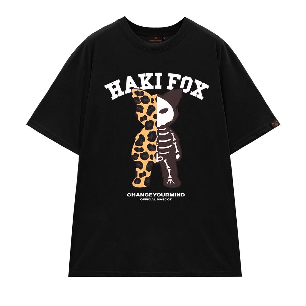 Áo thun HAKI X-RAY T-SHIRT Change Your Mind 2 màu Nâu Đen - Unisex Cotton 100%