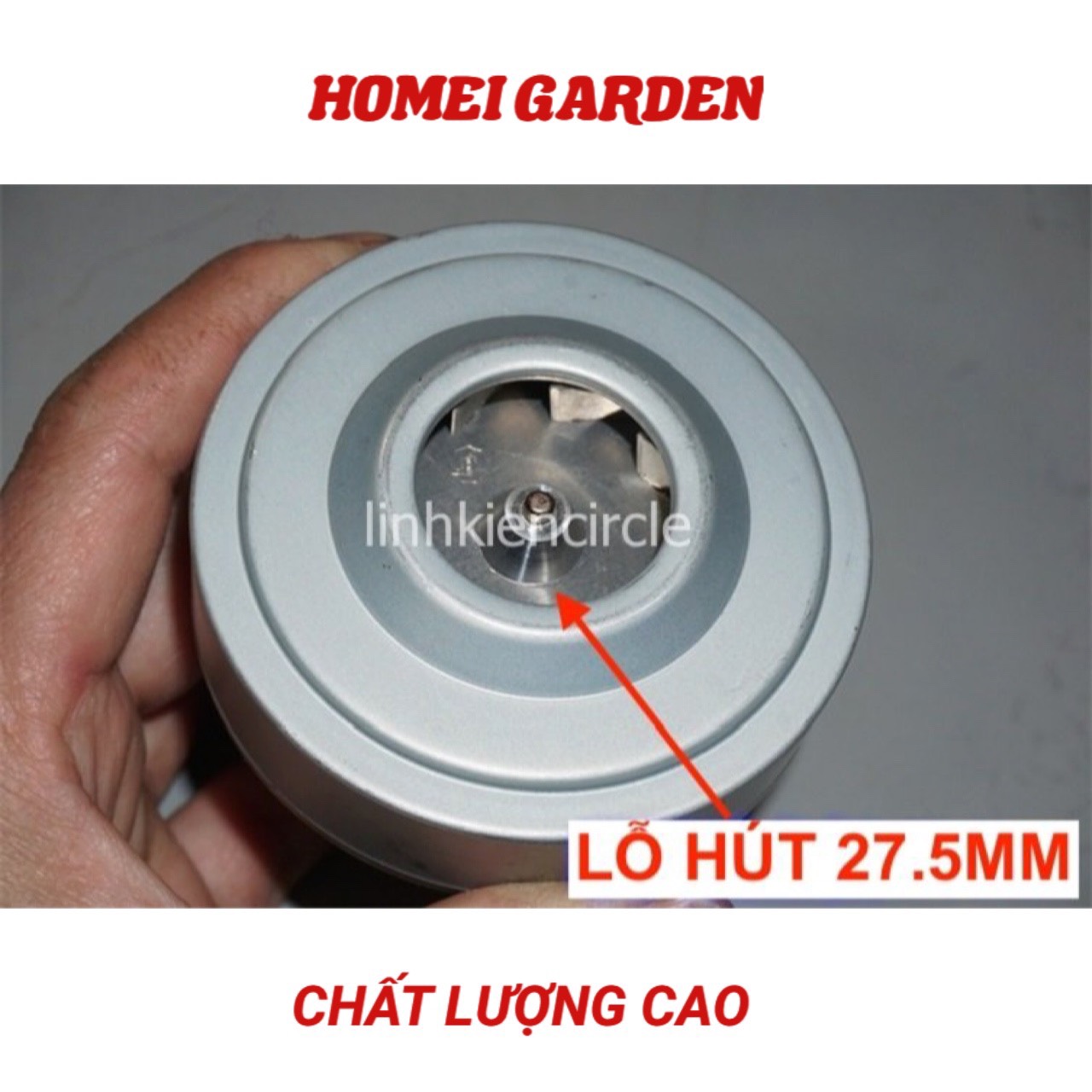 Motor máy h.út b.ụi DC 12V - 18V 120W có chổi than quạt nhôm 62mm tốc độ 34500 RPM chất lượng cao - CD0404