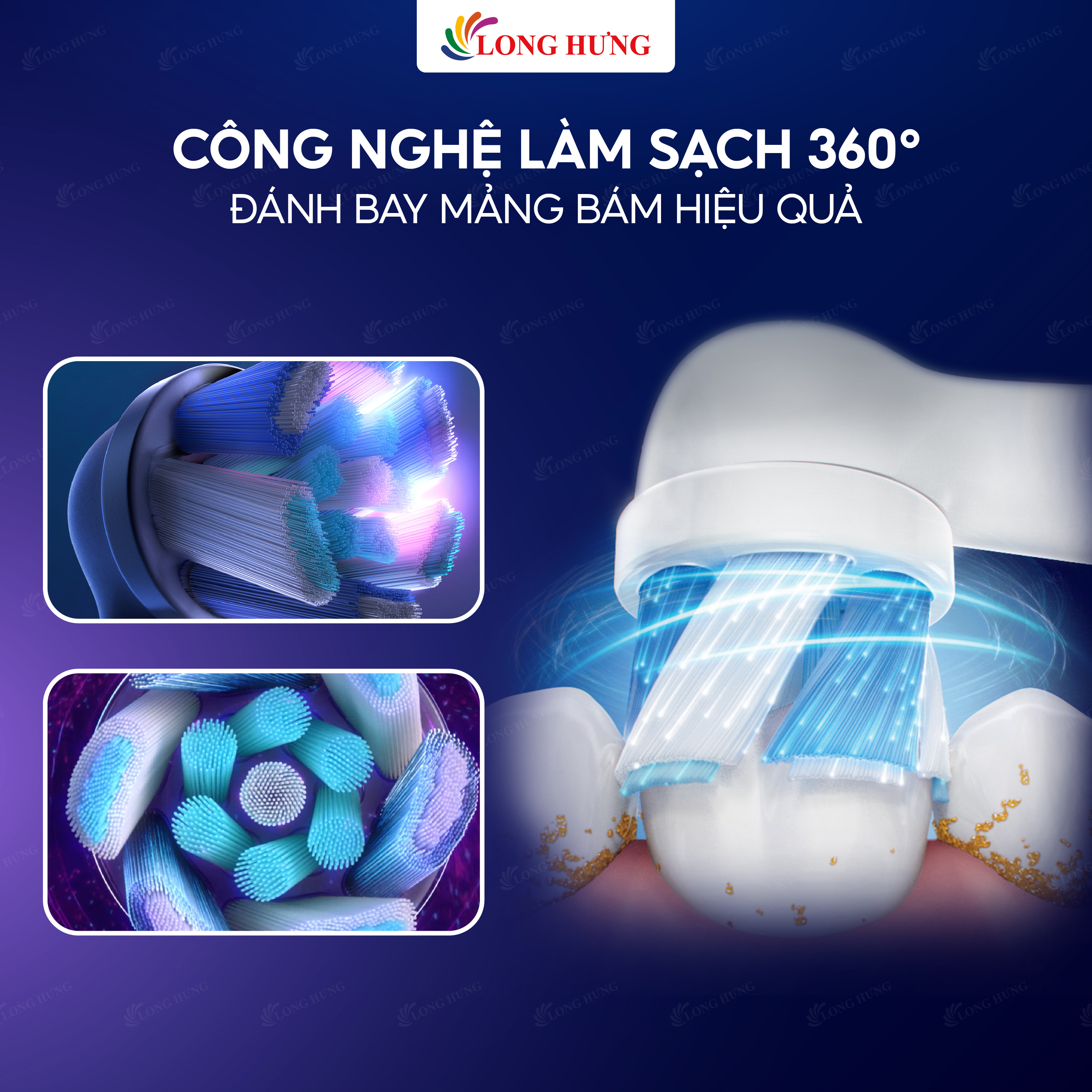 Đầu bàn chải điện Oral-B iO Series Ultimate Clean - Hàng chính hãng