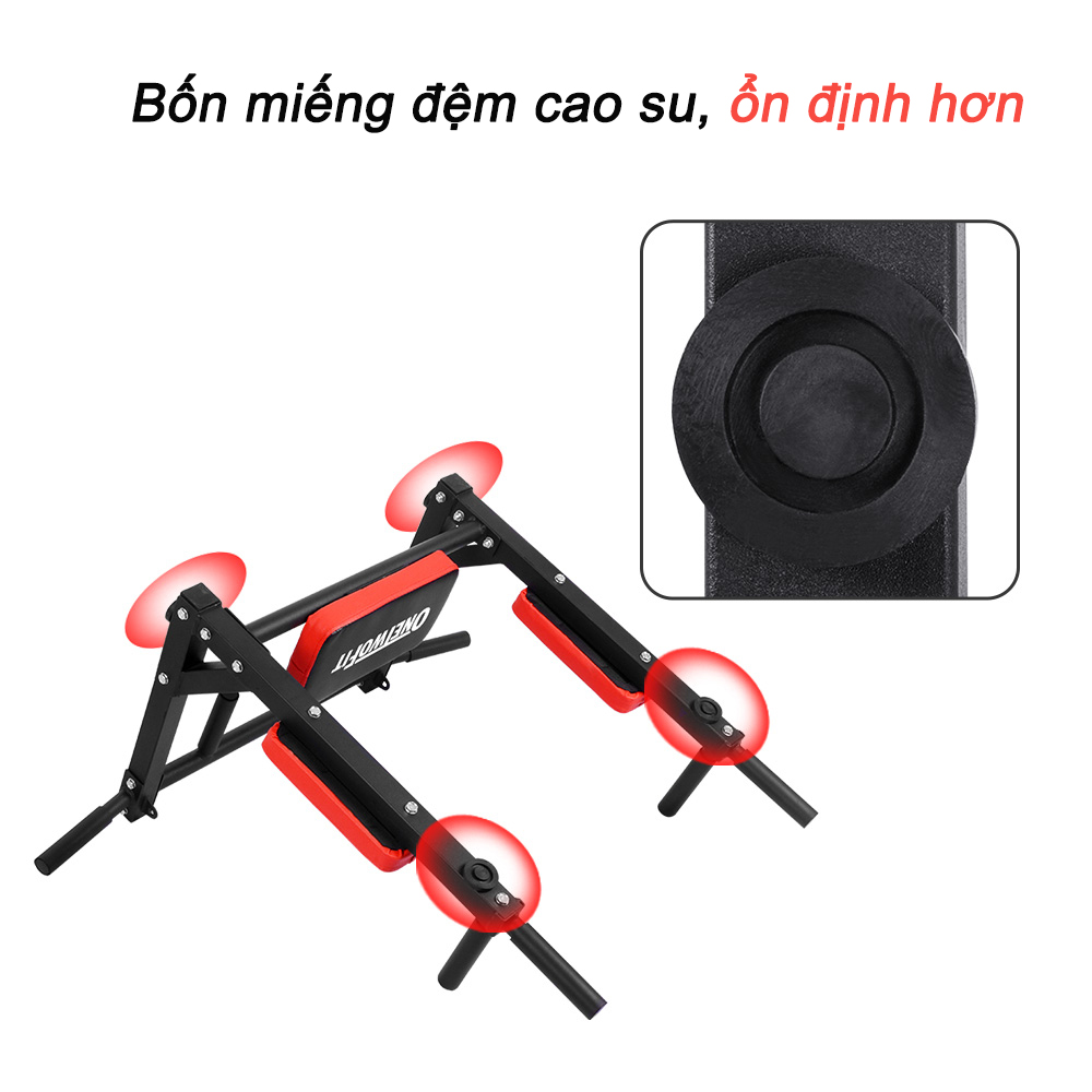 OneTwoFit Xà Đơn Đa Năng Treo Tường Wall Pull Up Bar OT126