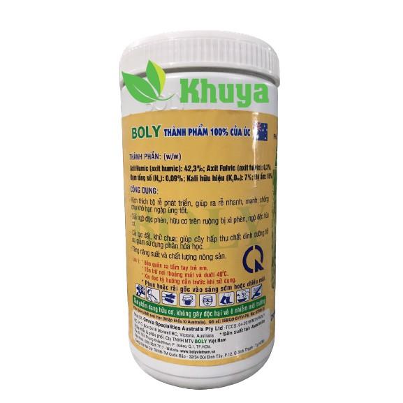 Phân bón lá NK sinh học Boly Bioking K hộp 1 kg Giải độc và Ra rễ