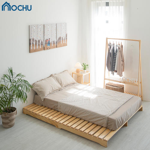 Giường Ngủ Pallet Gỗ Thông OCHU - Pallet Bed - Natural