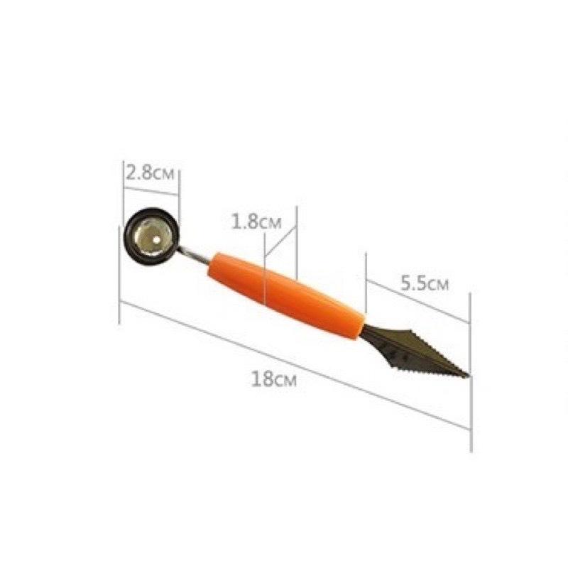 Dao Tỉa Hoa Quả - Dao Tỉa Hoa Quả 2 Đầu Inox Cực Bền