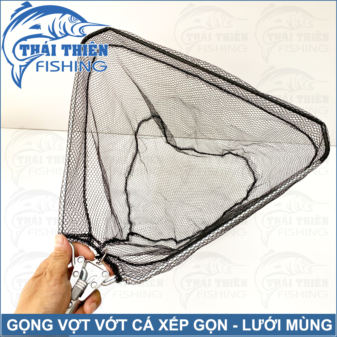 Gọng vợt vớt cá, Gọng vợt tam giác gấp gọn lưới mùng