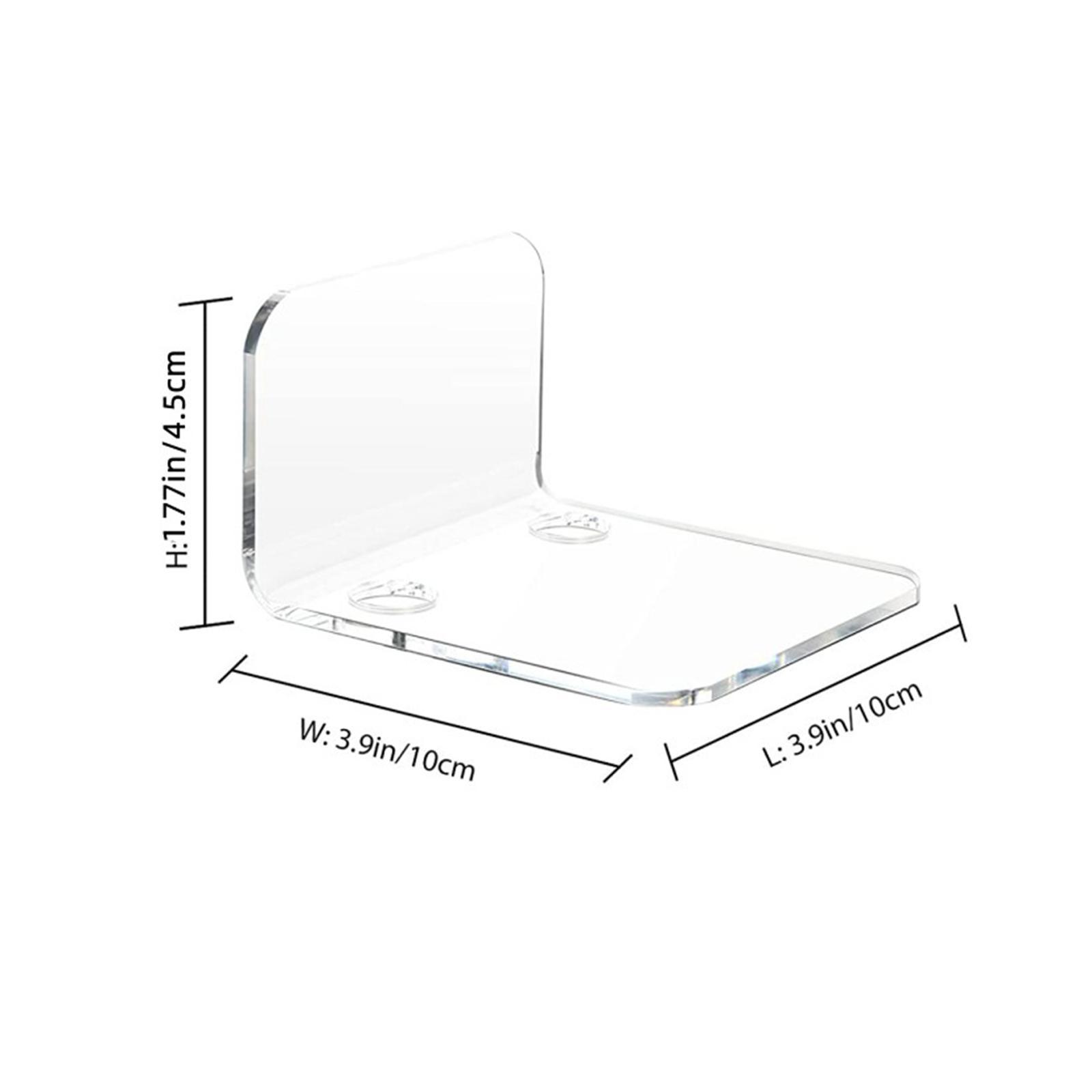 Acrylic Wall Shelves Display Ledges Monitor Wall Shelf Storage Shelves Floating Shelves for Storage and Decorative Room Wall Shelf
