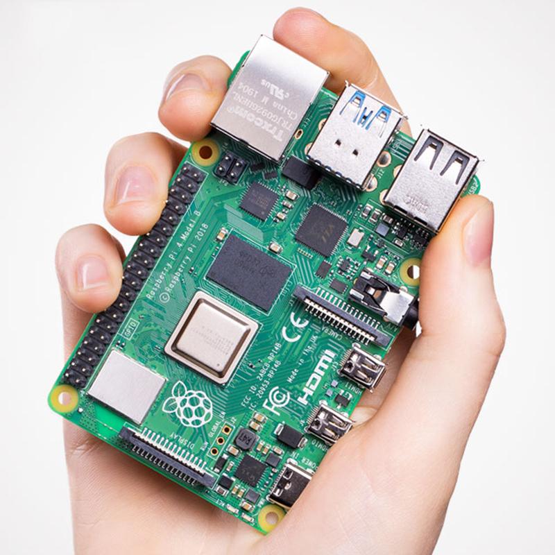Chính Thức Ban Đầu Raspberry Pi 4 Model B 4b Dev Ban Hoặc Bộ RAM 1GB 2GB 4GB 8GB Core 1.5Ghz 3 Tốc Độ Hơn Pi 3B