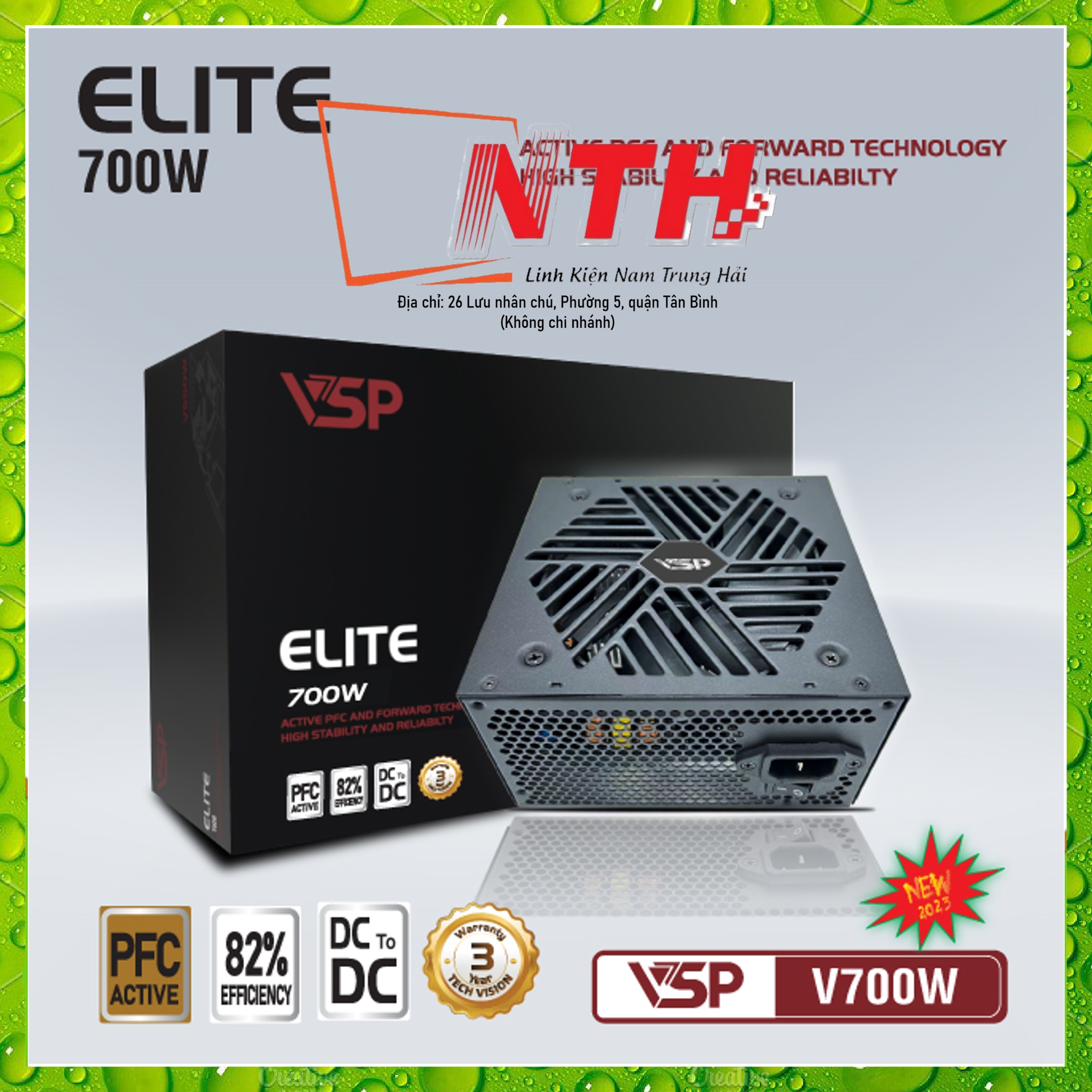 Nguồn máy tính ELITE V700W