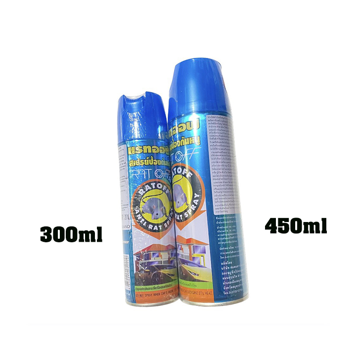 Chai Xịt Đuổi Chuột RAT OFF ANTI RAT SPRAY 300ml - 450ml