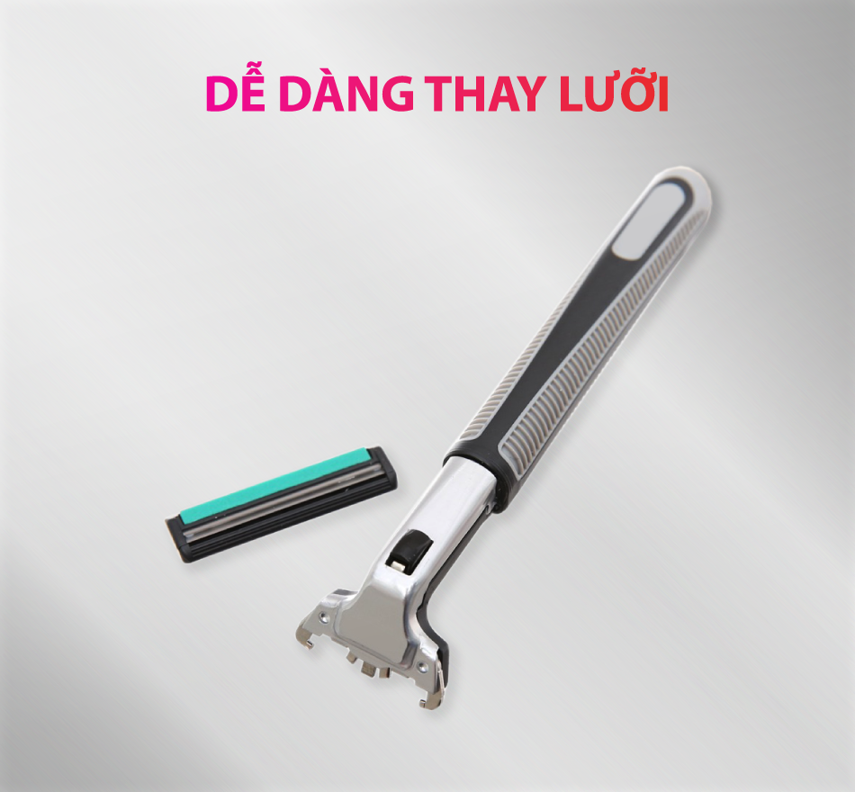 Dao Cạo 2 Lưỡi kèm 36 Đầu Thay Thế