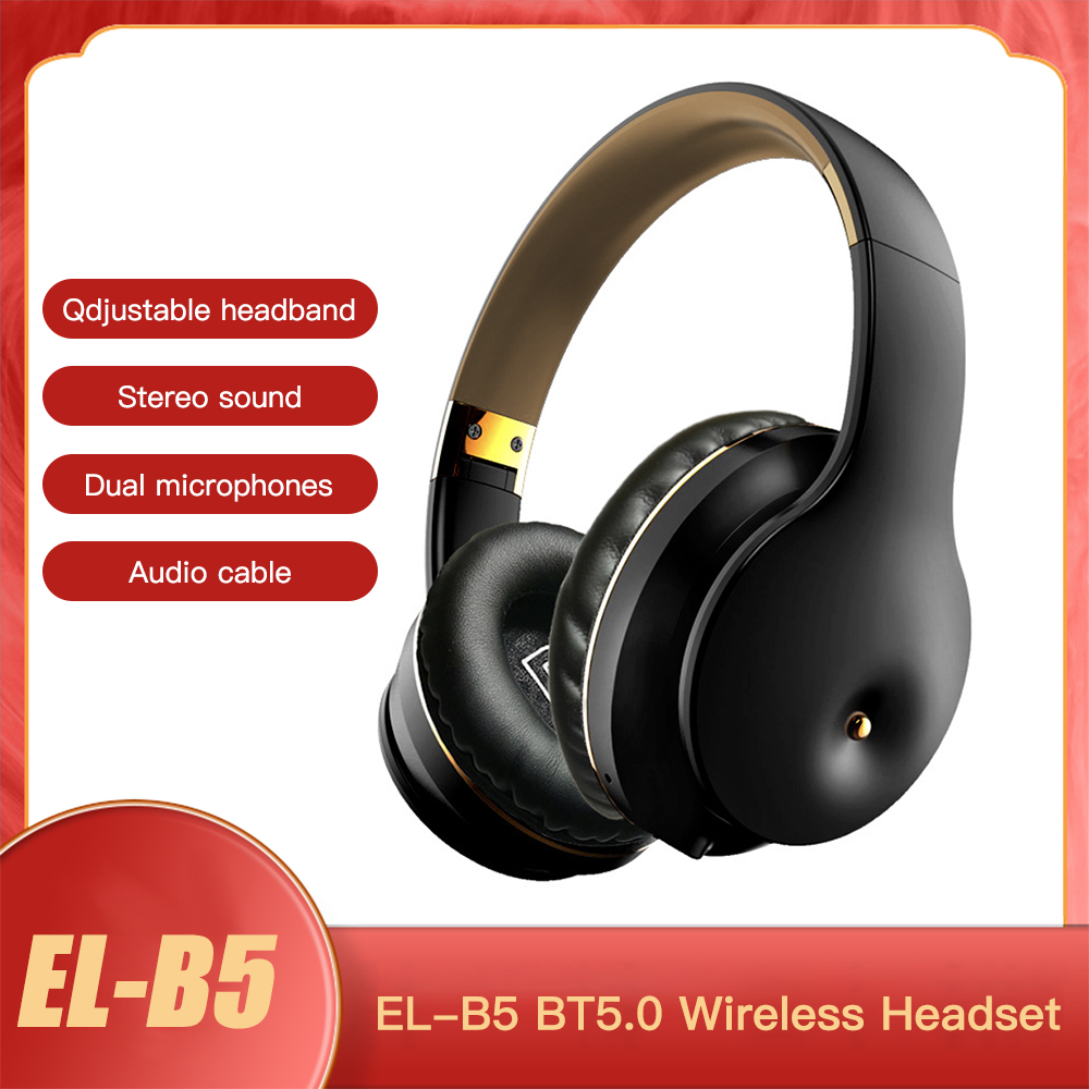 Tai Nghe Không Dây El-B5 BT5.0 Âm Thanh Nổi Micrô Kép