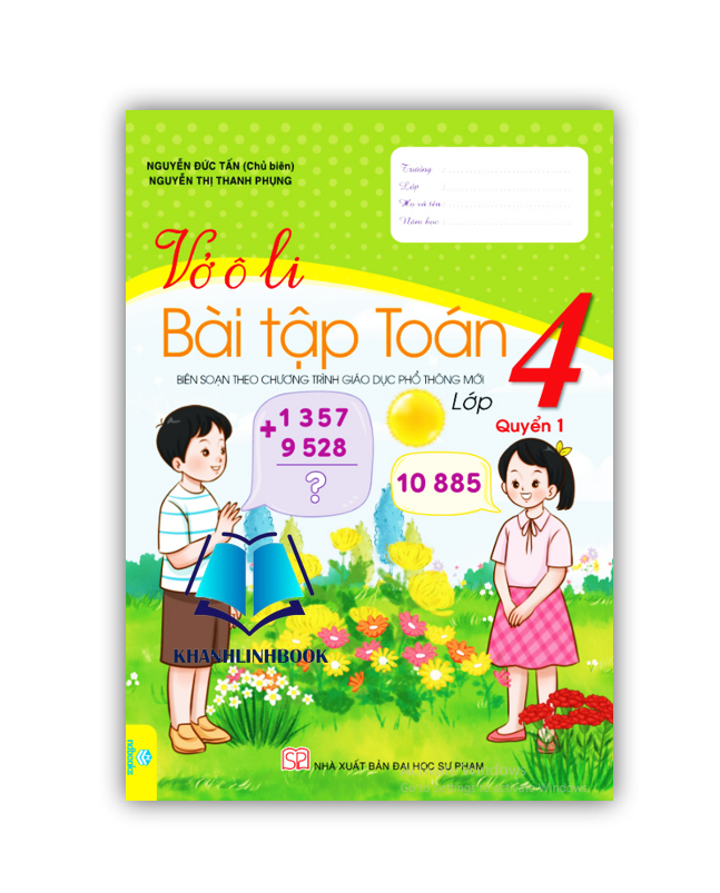 Sách - Vở Ô Li Bài Tập Toán 4 - tập 1