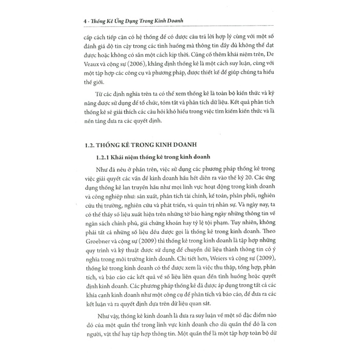 Thống Kê Ứng Dụng Trong Kinh Doanh