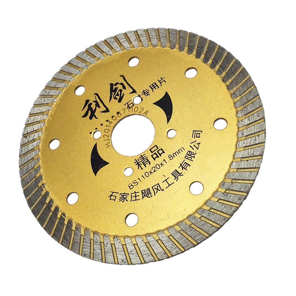 Concrete Diamond Saw Blade Continuous Rim for Cutting Tile Porcelain Stone