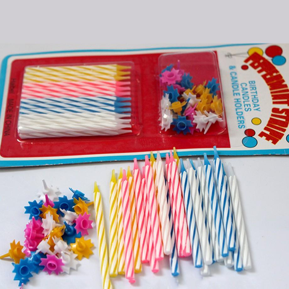 Nến Tăm Sinh Nhật Dài 12Cm 1 Vỉ 12 Que giá rẻ nhất tháng 82023