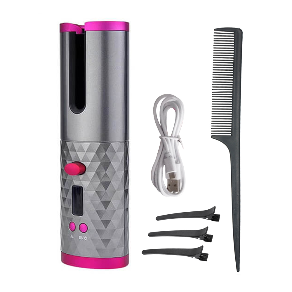 Mua Cordless Auto Curler Hair Curler Curling Iron Wand with LED Temperature Display,Scald-proof Rechargeable Auto Hair Mua Cordless Auto Curler Hair Curler Curling Iron Wand with LED Temperature Display,Scald-proof Rechargeable Auto Hair