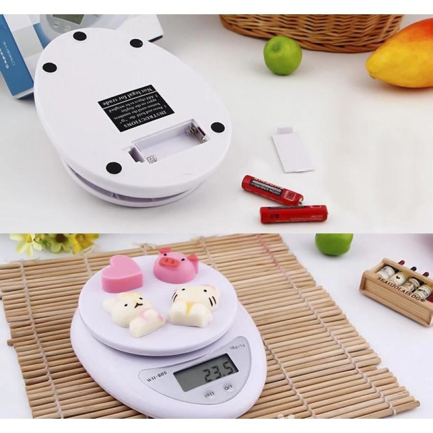 Cân ĐIỆN TỬ nhà bếp loại tốt 5kgHàng Loại I