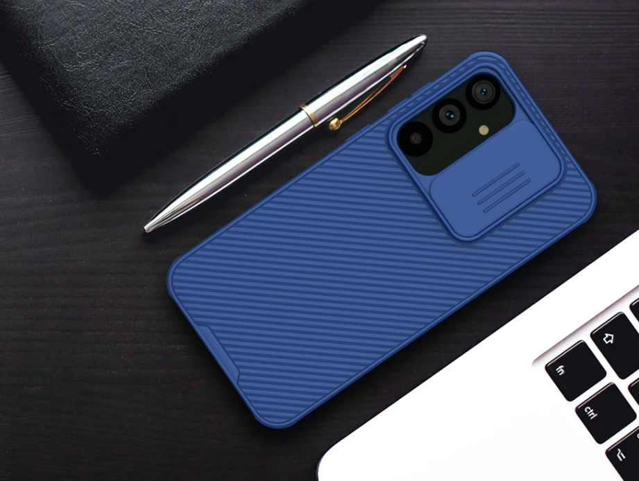 Ốp lưng cho Samsung Galaxy S23 FE bảo vệ camera chống sốc hiệu Nillkin Camshield chống sốc cực tốt, chất liệu cao cấp, có khung & nắp đậy bảo vệ Camera - hàng chính hãng